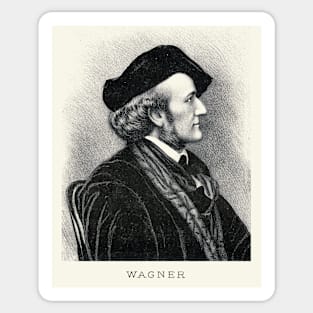 Composer Richard Wagner Sticker